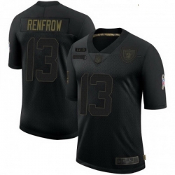 Youth Las Vegas Raiders 13 Hunter Renfrow 2020 Black Salute To Service Limited Jersey