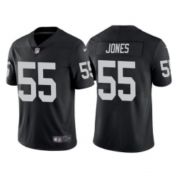 Youth Las Vegas Raiders 55 Chandler Jones Black Vapor Untouchable Limited Stitched NFL Jersey