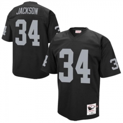 Youth Las Vegas Raiders Bo Jackson Mitchell & Ness Black 1990 Stitched Jersey