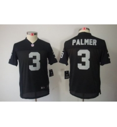 Youth Nike NFL Oakland Raiders #3 Carson Palmer Black Color[Youth Limited Jerseys]
