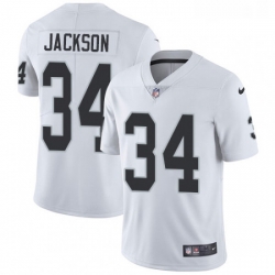 Youth Nike Oakland Raiders 34 Bo Jackson White Vapor Untouchable Limited Player NFL Jersey