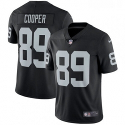 Youth Nike Oakland Raiders 89 Amari Cooper Black Team Color Vapor Untouchable Limited Player NFL Jersey