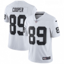 Youth Nike Oakland Raiders 89 Amari Cooper Elite White NFL Jersey