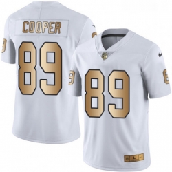 Youth Nike Oakland Raiders 89 Amari Cooper Limited WhiteGold Rush NFL Jersey