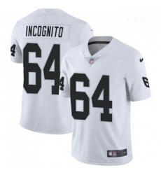 Youth Oakland Raiders #64 Richie Incognito Vapor Untouchable Limited White Jersey