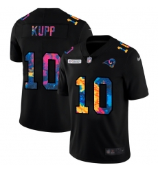 Los Angeles Rams 10 Cooper Kupp Men Nike Multi Color Black 2020 NFL Crucial Catch Vapor Untouchable Limited Jersey