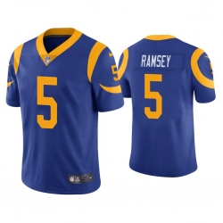 Men 5 Jalen Los Angeles Ramsey Los Angeles Rams Vapor Limited Jersey Royal Jersey