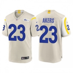 Men Los Angeles Rams 23 Cam Akers Bond Vapor Untouchable Limited Stitched Jersey
