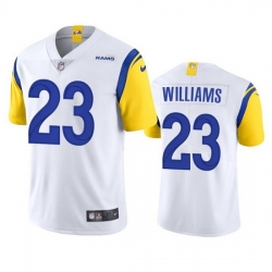 Men Los Angeles Rams 23 Kyren Williams White Vapor Untouchable Limited Stitched Football Jersey