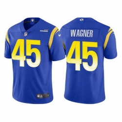 Men Los Angeles Rams 45 Bobby Wagner Royal Vapor Untouchable Limited Stitched Football jersey