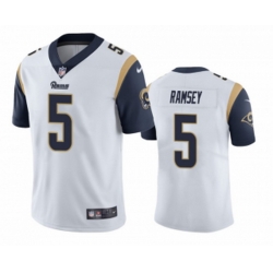 Men Los Angeles Rams 5 Jalen Los Angeles Ramsey White Vapor Untouchable Limited Stitched Jersey