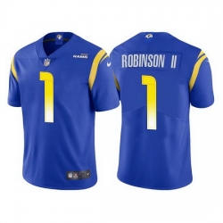 Men Los Angeles Rams Allen Robinson II Royal Vapor Untouchable Limited Stitched Football jersey