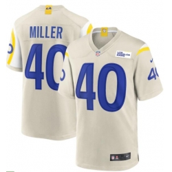 Men Los Angeles Rams Von Miller 40 Game Stitched NFL Jersey