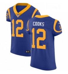 Men Nike Los Angeles Rams 12 Brandin Cooks Royal Blue Alternate Vapor Untouchable Elite Player NFL Jersey