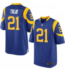 Men Nike Los Angeles Rams 21 Aqib Talib Game Royal Blue Alternate NFL Jersey