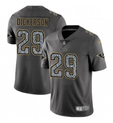 Men Nike Los Angeles Rams 29 Eric Dickerson Gray Static Vapor Untouchable Limited NFL Jersey