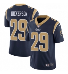 Men Nike Los Angeles Rams 29 Eric Dickerson Navy Blue Team Color Vapor Untouchable Limited Player NFL Jersey