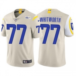 Men Nike Los Angeles Rams 77 Andrew Whitworth Bond Vapor Untouchable Limited Jersey