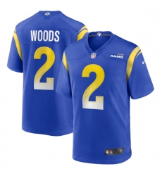 Nike Los Angeles Rams 2 Robert Woods Royal 2021 New Vapor Untouchable Limited Jersey