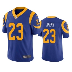 Nike Los Angeles Rams 23 Cam Akers Royal Blue Alternate Men Stitched NFL Vapor Untouchable Limited Jersey