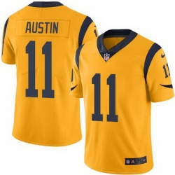 Nike Rams #11 Tavon Austin Gold Mens Stitched NFL Limited Rush Jersey