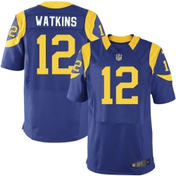 Nike Rams #12 Sammy Watkins Royal Blue Alternate Mens Stitched NFL Elite Jersey