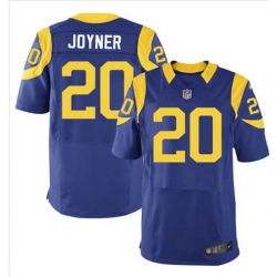 Nike Rams #20 Lamarcus Joyner Royal Blue Alternate Mens Stitched NFL Elite Jersey