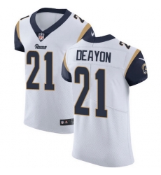 Nike Rams 21 Donte Deayon White Men Stitched NFL New Elite Jersey