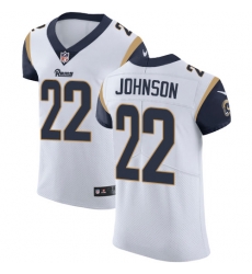 Nike Rams #22 Trumaine Johnson White Mens Stitched NFL Vapor Untouchable Elite Jersey
