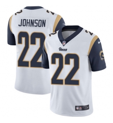 Nike Rams #22 Trumaine Johnson White Mens Stitched NFL Vapor Untouchable Limited Jersey