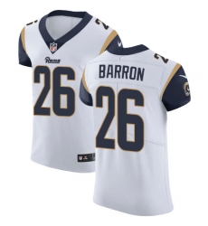 Nike Rams #26 Mark Barron White Mens Stitched NFL Vapor Untouchable Elite Jersey