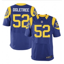 Nike Rams #52 Alec Ogletree Royal Blue Alternate Mens Stitched NFL Elite Jersey