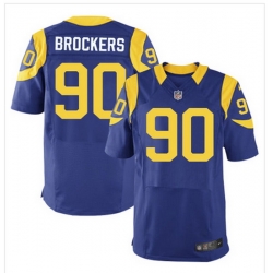 Nike Rams #90 Michael Brockers Royal Blue Alternate Mens Stitched NFL Elite Jersey