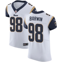 Nike Rams #98 Connor Barwin White Mens Stitched NFL Vapor Untouchable Elite Jersey