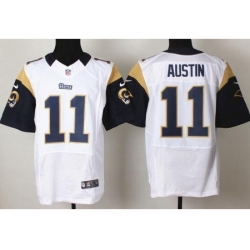 Nike St. Louis Rams 11 Tavon Austin White Elite NFL Jersey