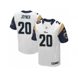 Nike St. Louis Rams 20 Lamarcus Joyner Elite White NFL Jersey