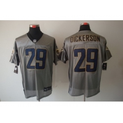 Nike St. Louis Rams 29 Eric Dickerson Grey Elite Shadow NFL Jersey