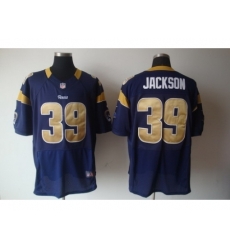 Nike St. Louis Rams 39 Steven Jackson Blue Elite NFL Jersey