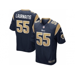 Nike St. Louis Rams 55 James Laurinaitis blue Game NFL Jersey