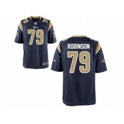 Nike St. Louis Rams 79 Greg Robinson blue Limited NFL Jersey