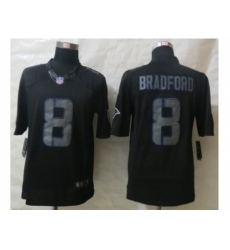 Nike St. Louis Rams 8 Bradford Black Impact Limited NFL Jersey