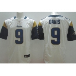Nike St. Louis Rams 9 Austin Davis White Elite NFL Jersey