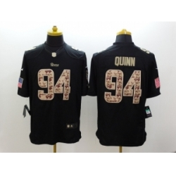 Nike St. Louis Rams 94 Robert Quinn black Limited Salute to Service NFL Jersey