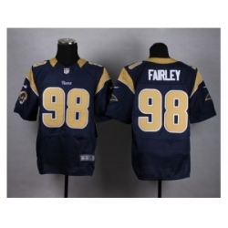 Nike St. Louis Rams 98 Nick Fairley blue Elite NFL Jersey