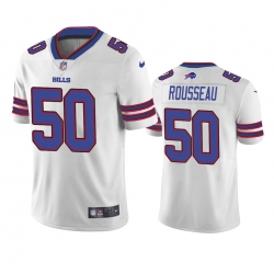 Ｍen Nike Buffalo Bills Gregory Rousseau 50 Ｗhite Vapor Limited Jersey