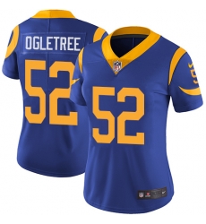 Nike Rams #52 Alec Ogletree Royal Blue Alternate Womens Stitched NFL Vapor Untouchable Limited Jersey