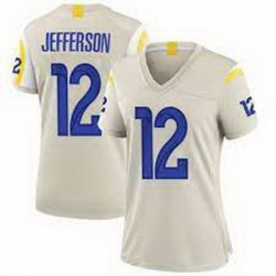 Women Nike Los Angeles Rams 12 Van Jefferson Bond Vapor Untouchable Limited Jersey