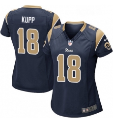Womens Nike Los Angeles Rams 18 Cooper Kupp Game Navy Blue Team Color NFL Jersey