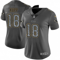 Womens Nike Los Angeles Rams 18 Cooper Kupp Gray Static Vapor Untouchable Limited NFL Jersey
