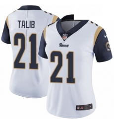 Womens Nike Los Angeles Rams 21 Aqib Talib White Vapor Untouchable Elite Player NFL Jersey